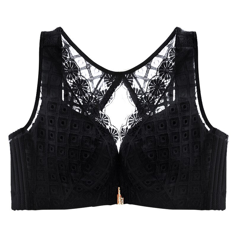 Biustonosz PLUS SIZE z dwoma zapięciami