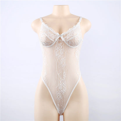Body koronkowe transparentne