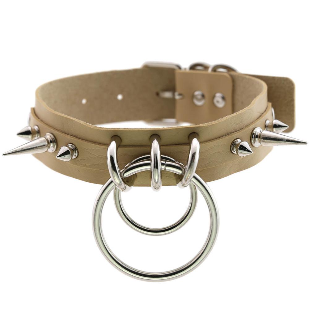 Skórzany choker