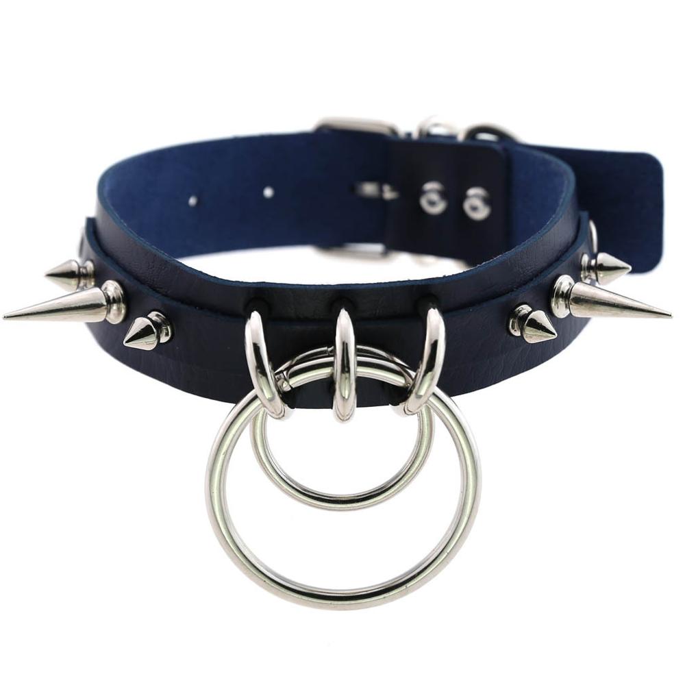 Skórzany choker