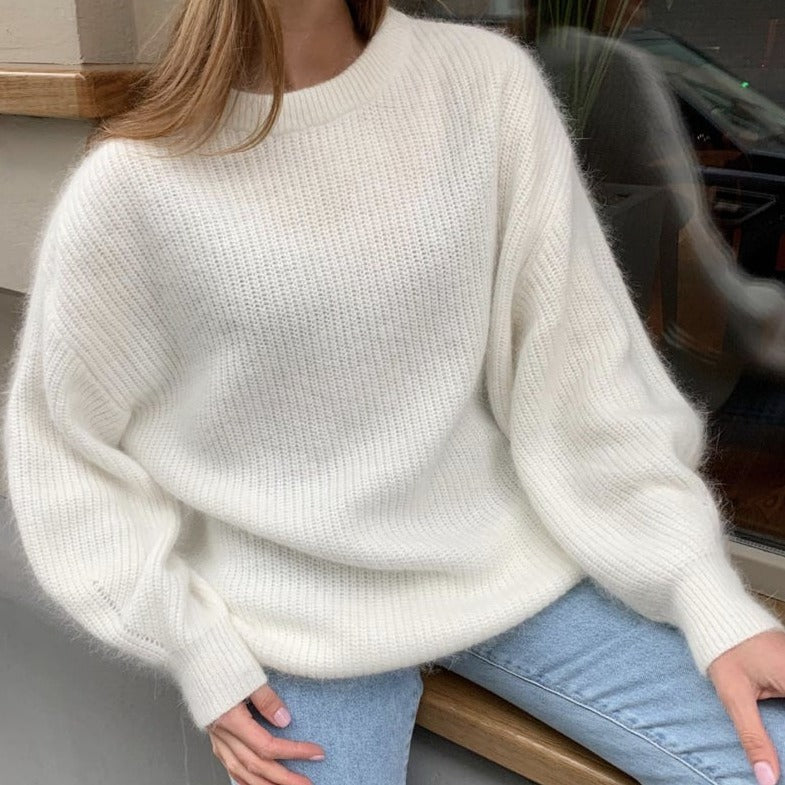 Miękki dzianinowy sweter