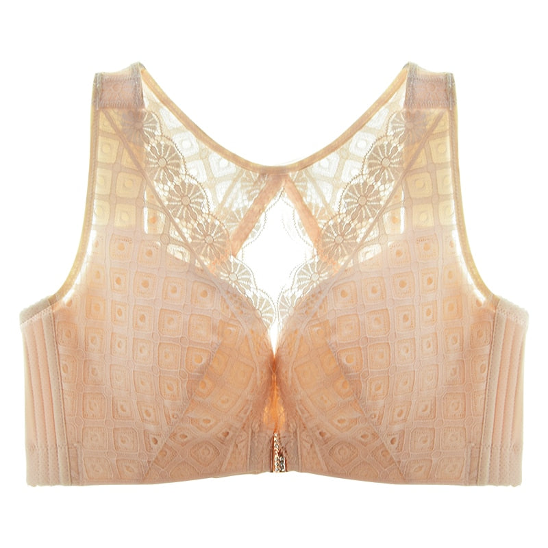Biustonosz PLUS SIZE z dwoma zapięciami