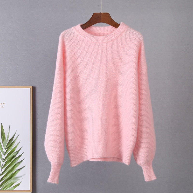 Miękki dzianinowy sweter