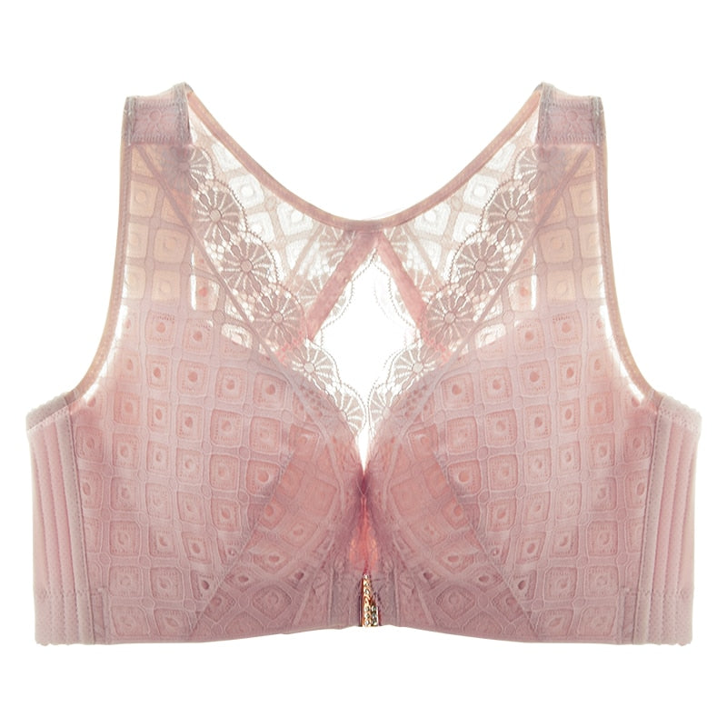 Biustonosz PLUS SIZE z dwoma zapięciami