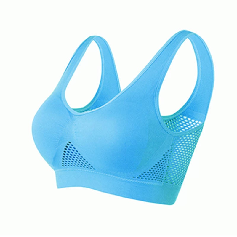 Biustonosz sportowy z siateczką