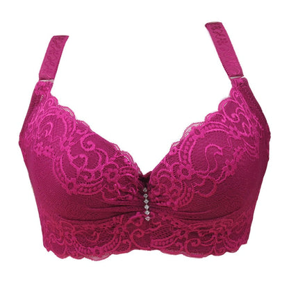 Biustonosz PLUS SIZE z ozdobną cyrkonią