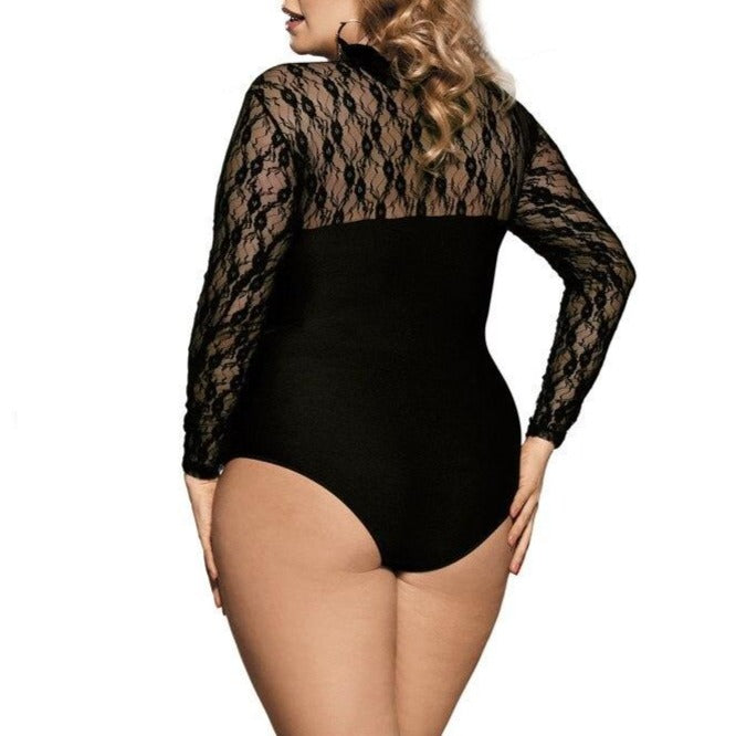 Eleganckie body z koronką