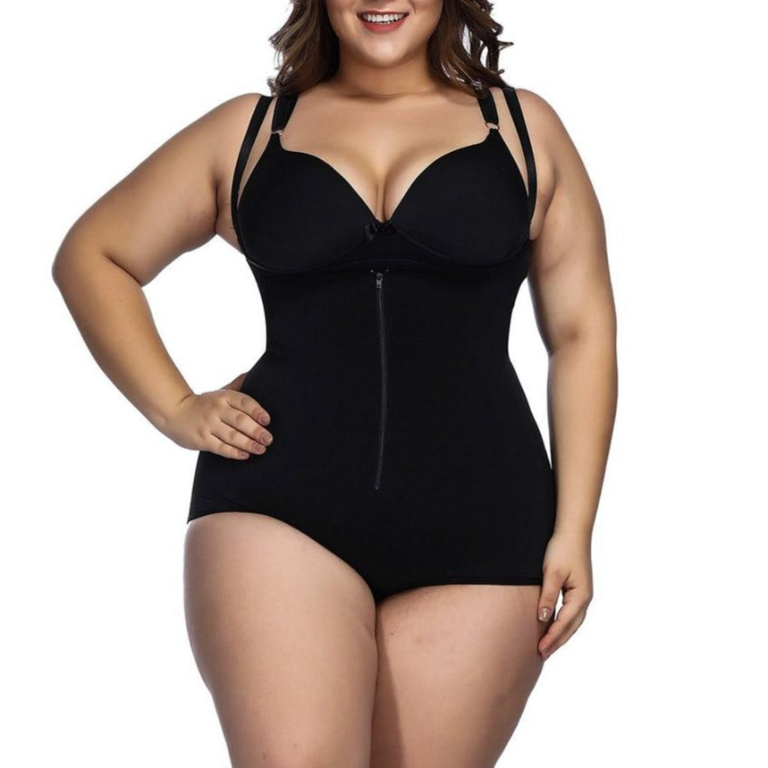 Bielizna modelująca z suwakiem plus size