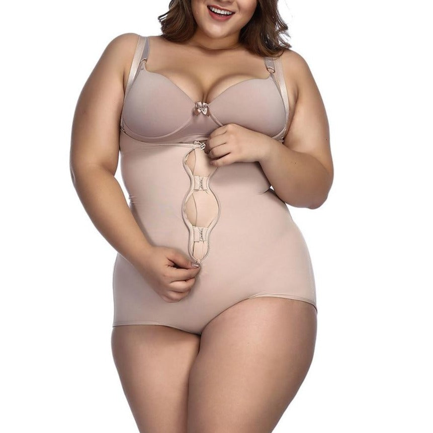 Bielizna modelująca z suwakiem plus size