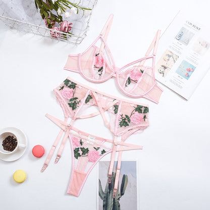 Komplet bielizny z siateczki