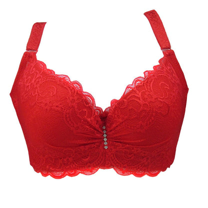 Biustonosz PLUS SIZE z ozdobną cyrkonią