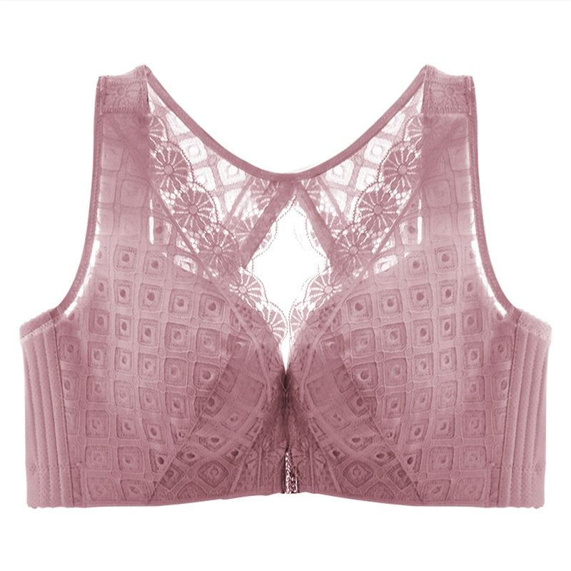 Biustonosz PLUS SIZE z dwoma zapięciami