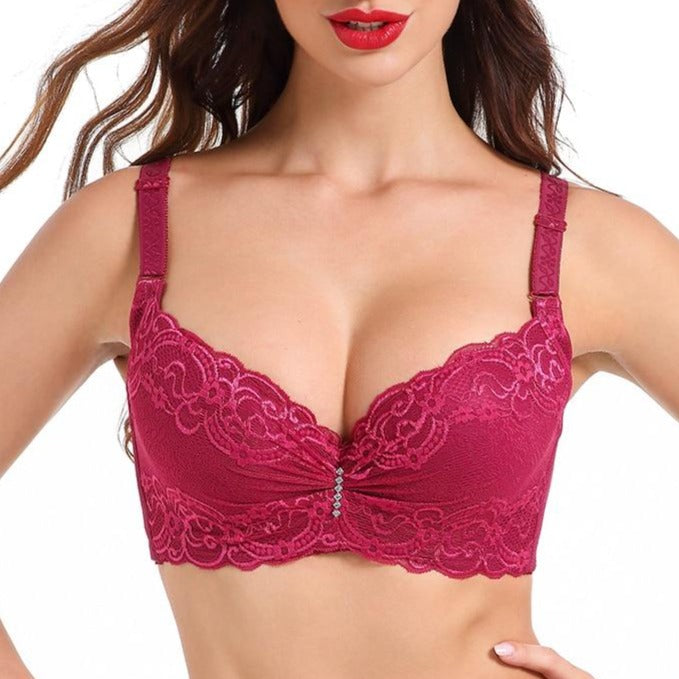 Biustonosz PLUS SIZE z ozdobną cyrkonią