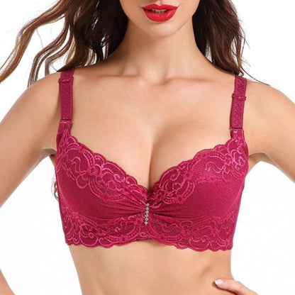 Biustonosz PLUS SIZE z ozdobną cyrkonią