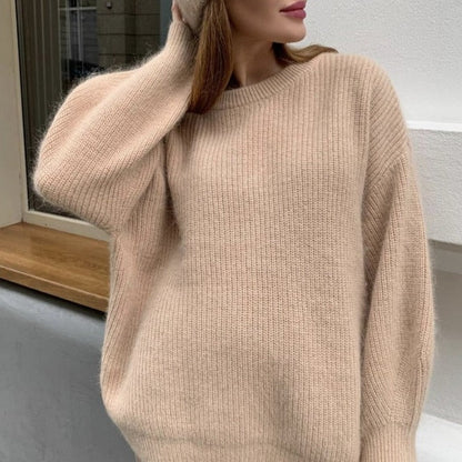 Miękki dzianinowy sweter