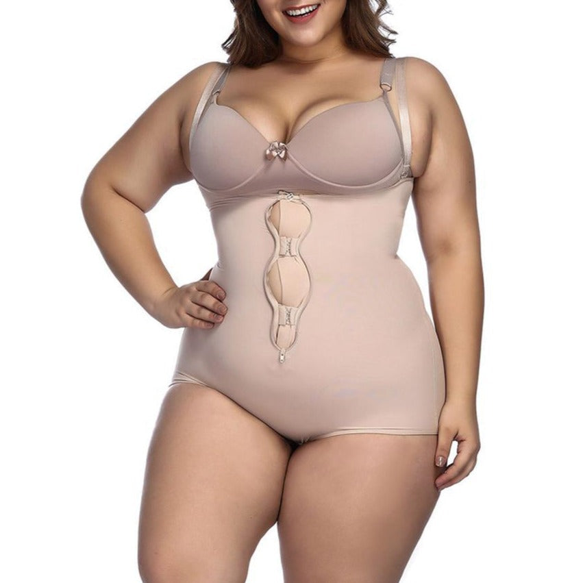 Bielizna modelująca z suwakiem plus size