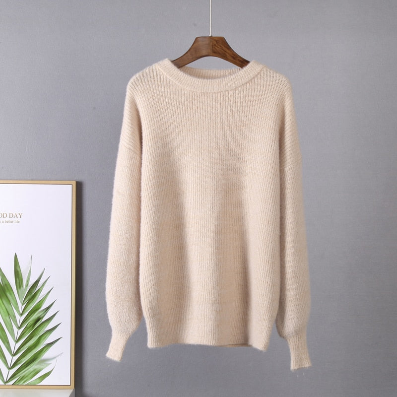Miękki dzianinowy sweter