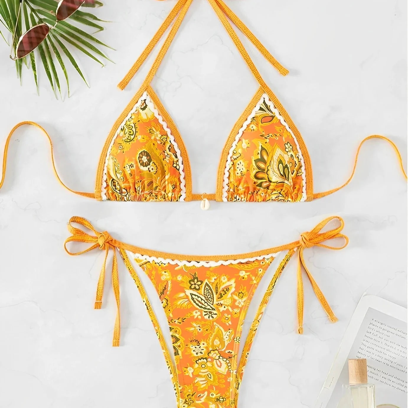 Ozdobne dwuczęściowe bikini