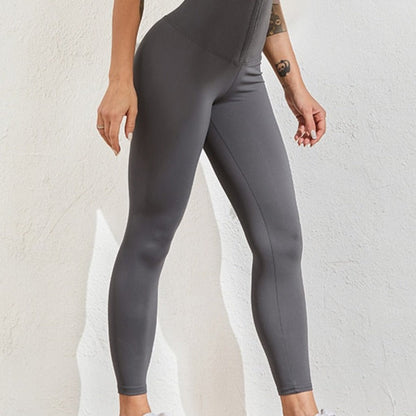 Legginsy sportowe z wysokim stanem