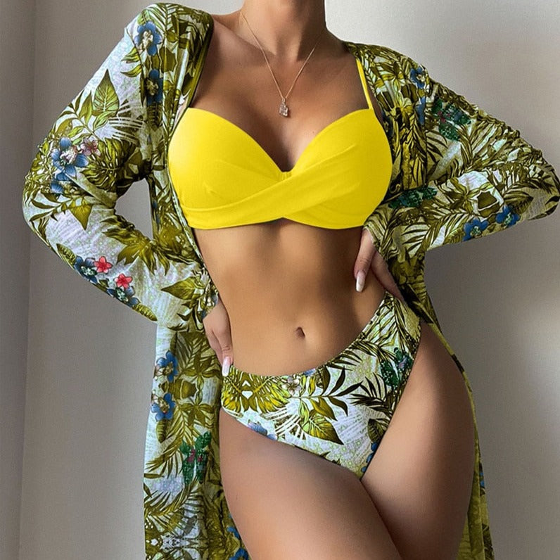 3 częściowy zestaw bikini