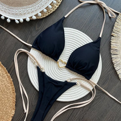 Dwuczęściowe wiązane bikini