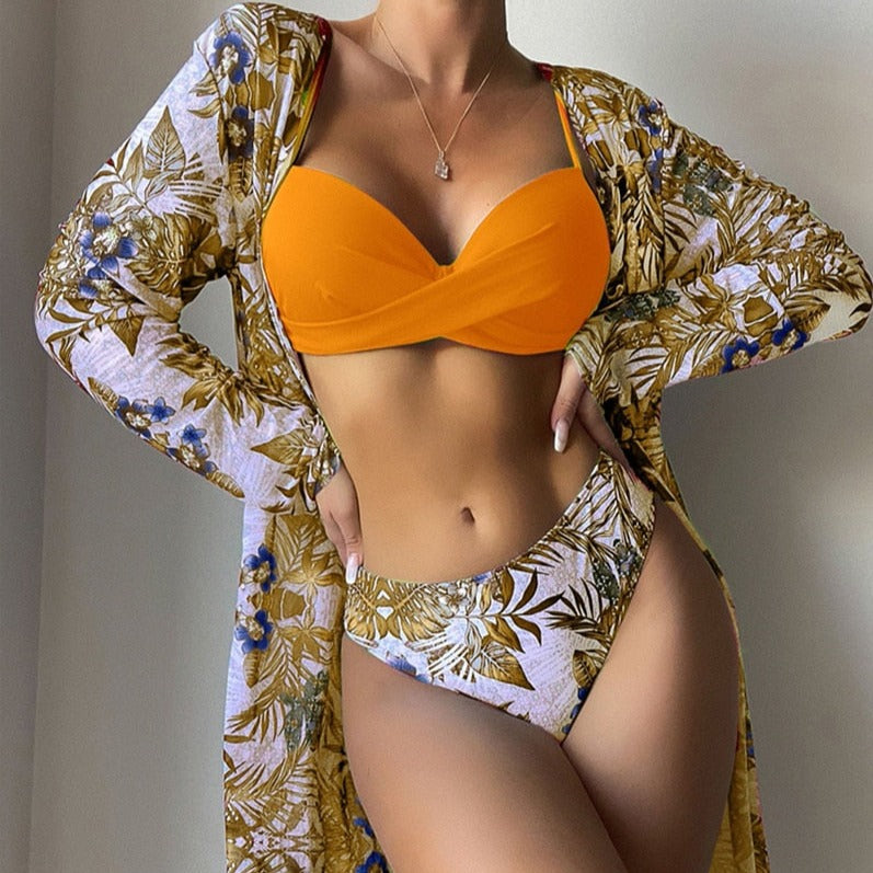 3 częściowy zestaw bikini