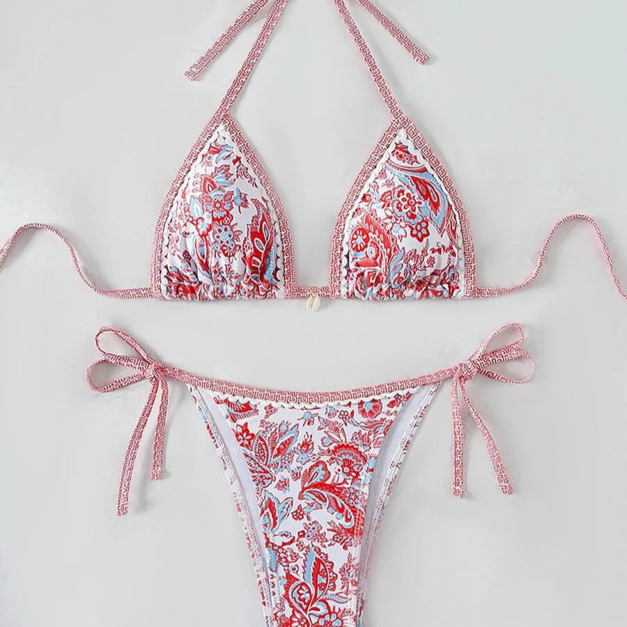Ozdobne dwuczęściowe bikini