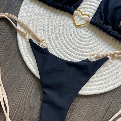 Dwuczęściowe wiązane bikini