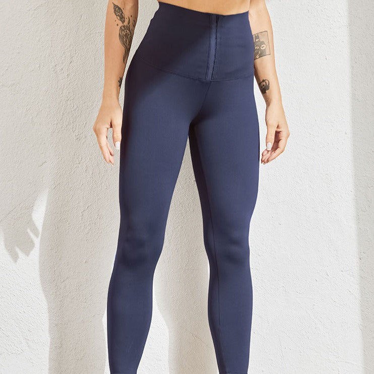 Legginsy sportowe z wysokim stanem