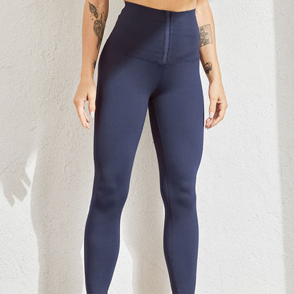 Legginsy sportowe z wysokim stanem
