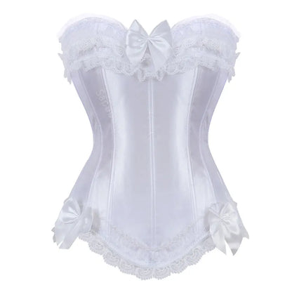 Satynowy gorset plus size