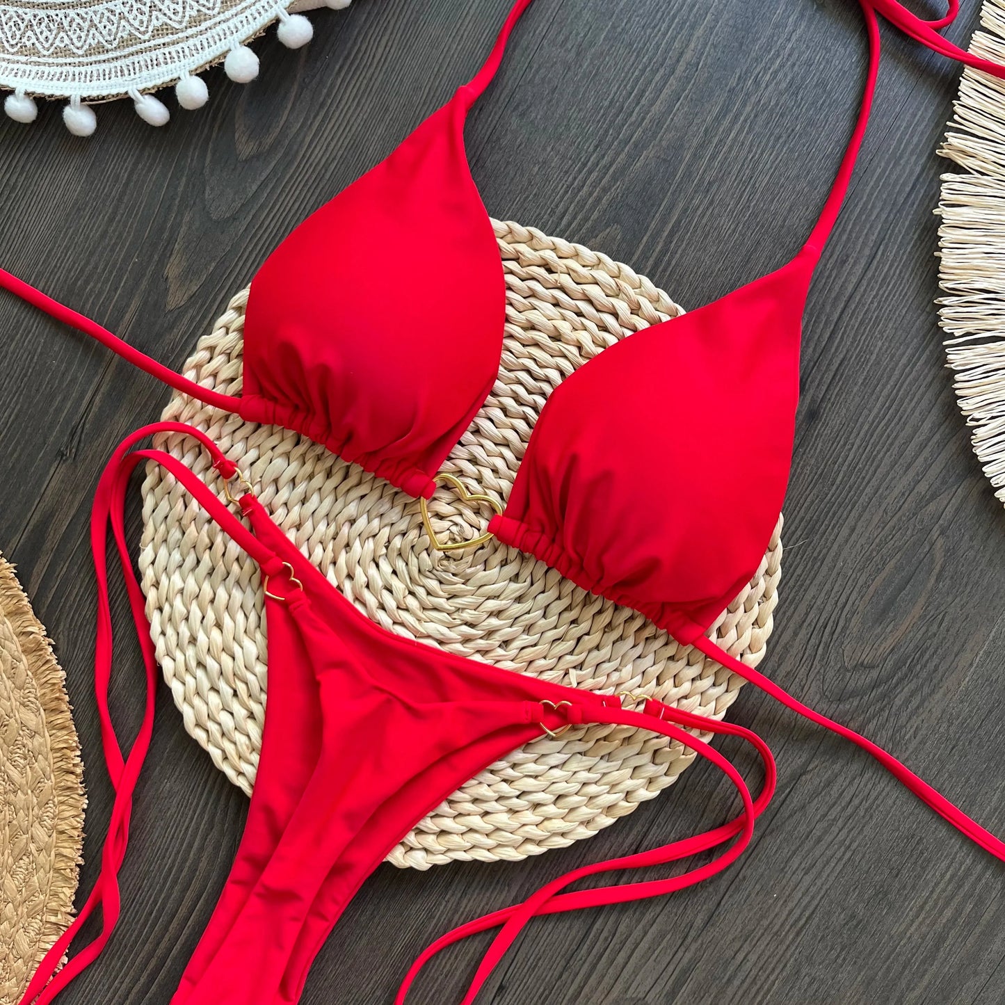 Dwuczęściowe wiązane bikini