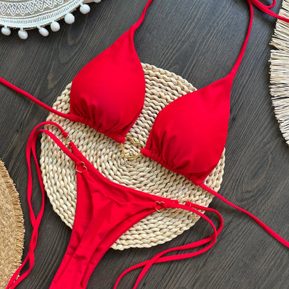 Dwuczęściowe wiązane bikini