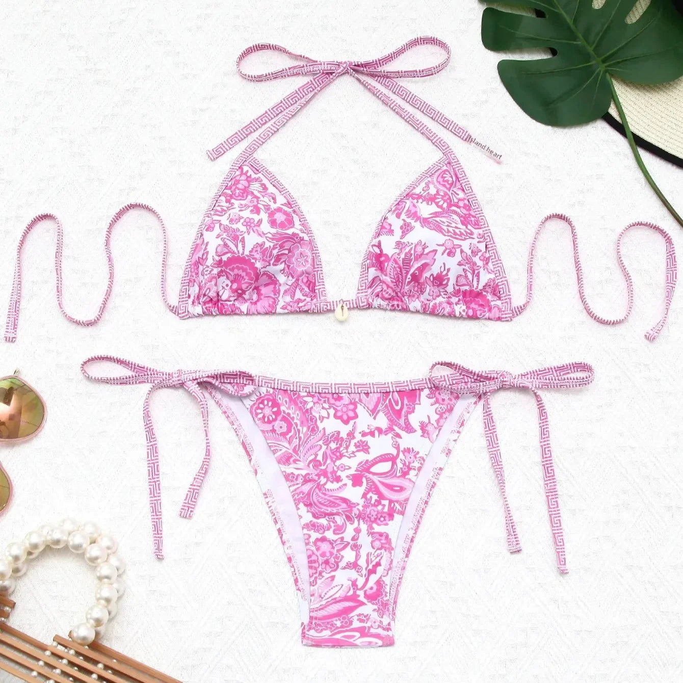 Ozdobne dwuczęściowe bikini