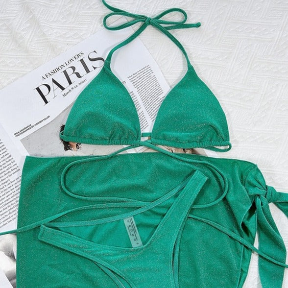 Kostium bikini w zestawie z chustą