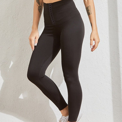Legginsy sportowe z wysokim stanem