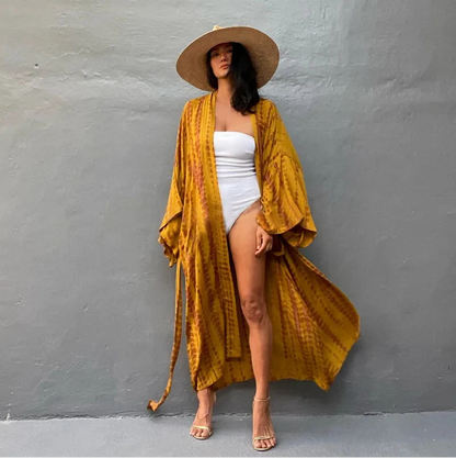 Plażowe kimono Tie Dye