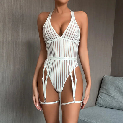 Body z pasem do pończoch