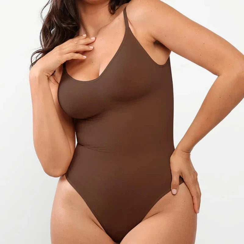 Bielizna modelująca body z wycięciem na plecach