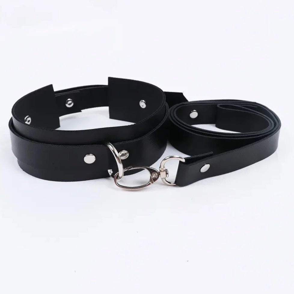 Choker ze smyczą