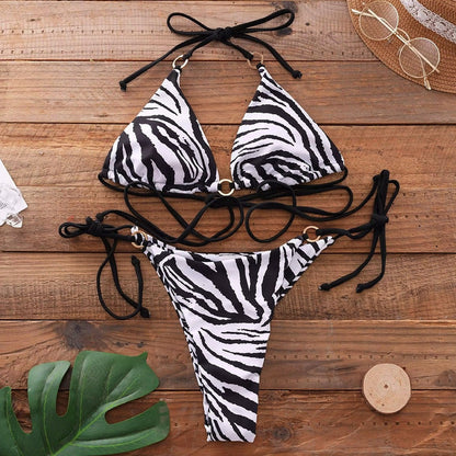 Bikini w zwierzęcy wzór